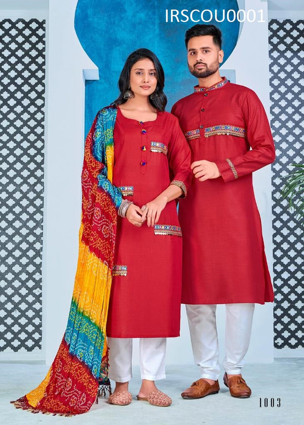 BANWERY FASHION PRESENTING COUPLE GOAL VOL- 4 NEW HEAVY FANCY PURE COTTON  WITH MULTI COLOUR STYLISTIST